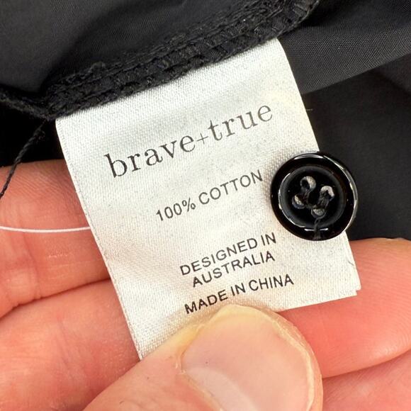 NWT Brave + True Women's Rose All Day Dress Halter Black Flowy Sleeveless - Picture 12 of 16